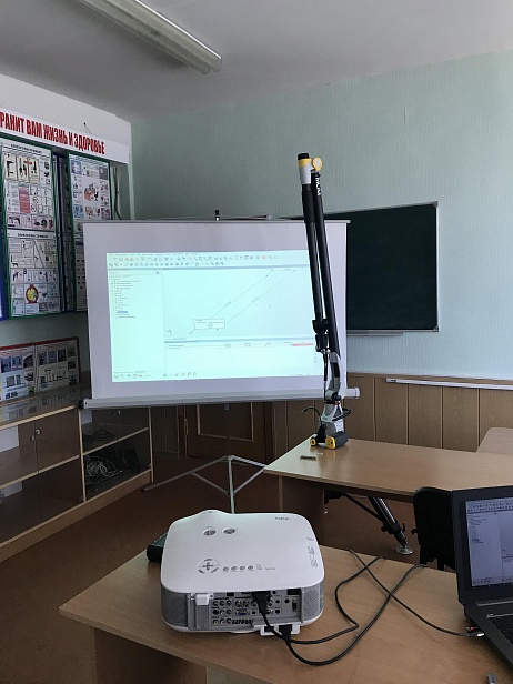 Установка и обучение на предприятии ОАО «Гомсельмаш» по мобильной координатно измерительной машине типа "рука" MCAx4.5+. 